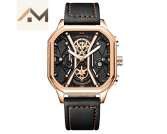 Relógio de Luxo Masculino - ChronoForce / Domine cada Momento com a Precisão Impecável deste Relógio!
