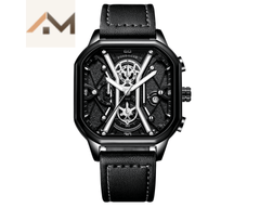 Relógio de Luxo Masculino - ChronoForce / Domine cada Momento com a Precisão Impecável deste Relógio!