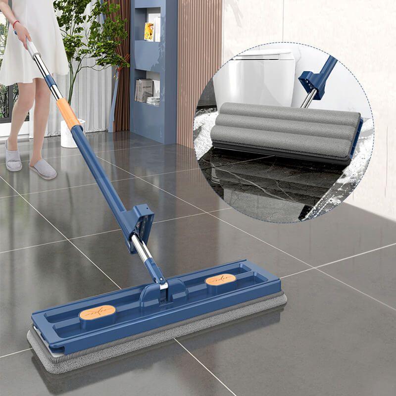 Rodo Mop em Microfibra Para Limpeza Úmida e Seca - GlideMop / Manter Seus Ambientes limpos Nunca foi Tão Facil!!